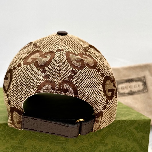 Gucci Jumbo GG Canvas Baseball Hat (M) 57 cm (PREOWNED) - Picture 2 of 5